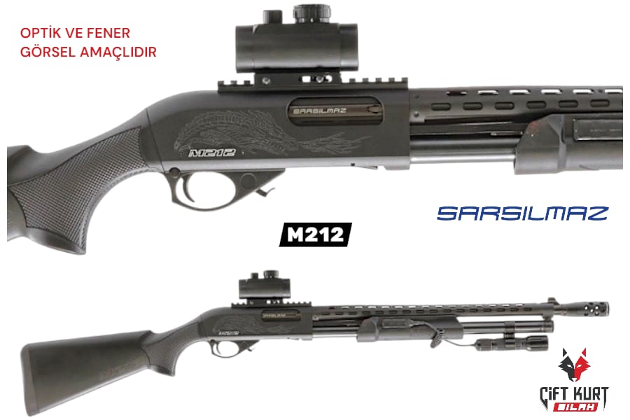 Sarsılmaz M212 Pompalı Yivsiz Av Tüfeği